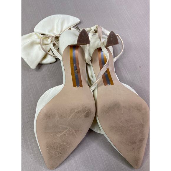 Womens Sam Edelman Halie Pump, Pearl Ivory, Sz 10, 150$ - Picture 6 of 10